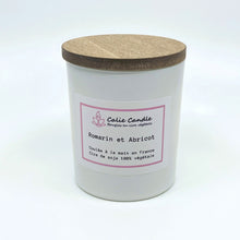 Charger l'image dans la galerie, BOUGIE ROMARIN ET ABRICOT CIRE VÉGÉTALE PARFUM DE GRASSE 200G