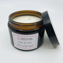 Charger l'image dans la galerie, BOUGIE CÈDRE DU LIBAN CIRE VÉGÉTALE PARFUM DE GRASSE 400G