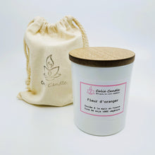 Charger l'image dans la galerie, BOUGIE FLEUR D'ORANGER CIRE VÉGÉTALE PARFUM DE GRASSE 200G