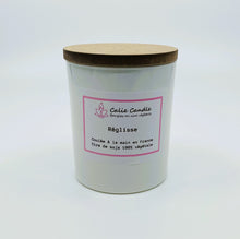 Charger l'image dans la galerie, BOUGIE REGLISSE CIRE VÉGÉTALE PARFUM DE GRASSE 200G
