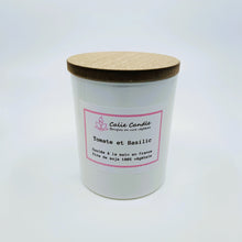 Charger l'image dans la galerie, BOUGIE TOMATE ET BASILIC CIRE VÉGÉTALE PARFUM DE GRASSE 200G